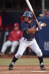 Sahid Valenzuela, a switch hitter, took the lion's share of his at-bats from the left side while facing right handed pitchers in 2017.