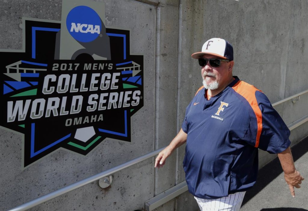 Rick Vanderhook at College World Series