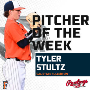 Stultz BWC Pitcher of the week