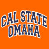 Front of Cal State Omaha orange shirt