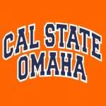 Front of Cal State Omaha orange shirt