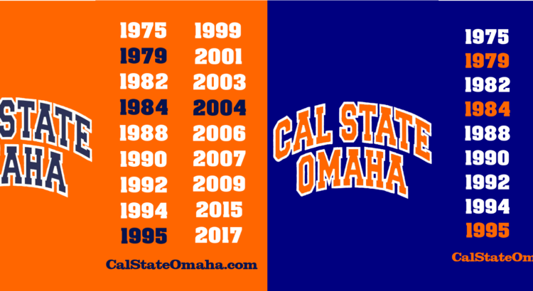 Cal State Omaha shirts 2018 version