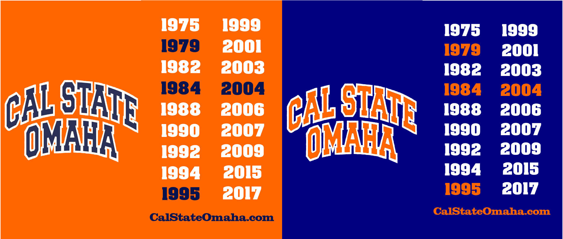 Cal State Omaha shirts 2018 version