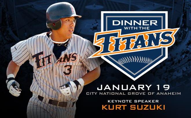 Kurt Suzuki Keynote Speaker at 2018 Dinner with the Titans