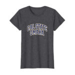 Women's Cal State Omaha dark gray shirt